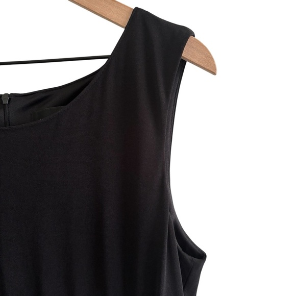 Elegant Black & White Dress Sleeveless A-Line Party Banquet Women's Size 14 - Picture 4 of 15